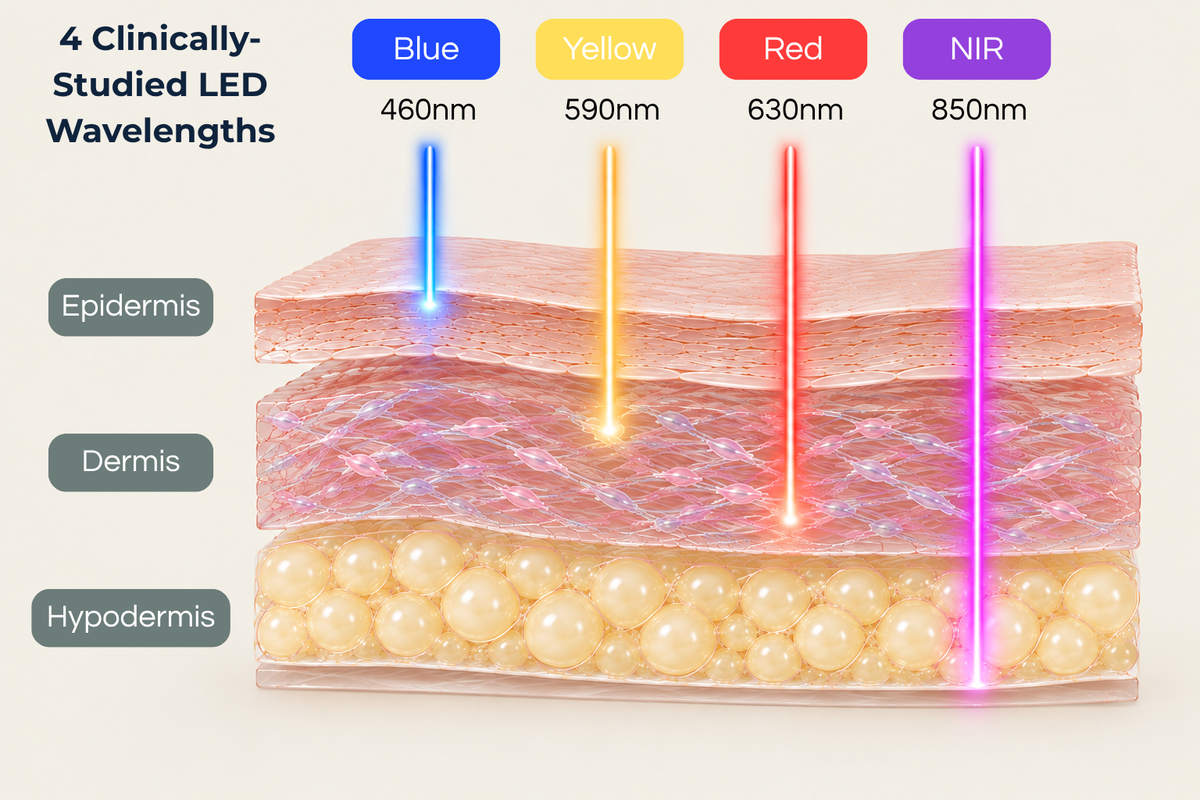 Lumé Multi-Wavelength LED Therapy Face Mask